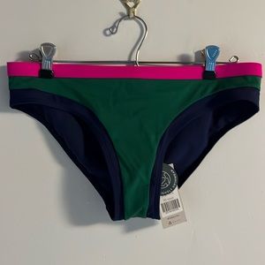 Boden NWT bikini bottom pink green blue Size 4